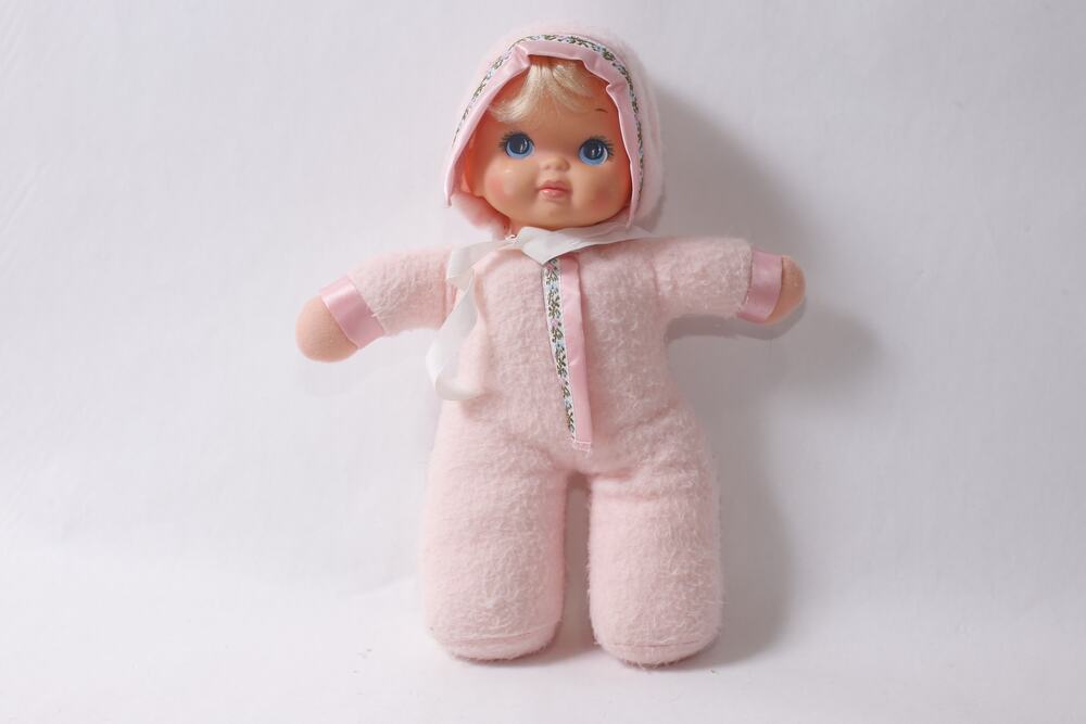 1983 Mattel Snuggle Baby Pink Doll 12" Collectible ~ 260828-WH 1347